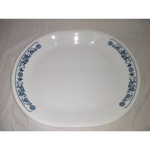 Corelle old town blue blue onion platter serving tray